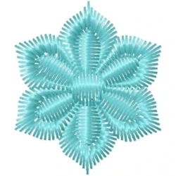 2x2 Floral Embroidery Design Machine Pattern