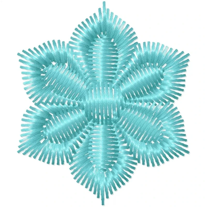 2x2 Floral Embroidery Design Machine Pattern