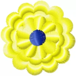 2x2 Floral Machine Embroidery Design Pattern