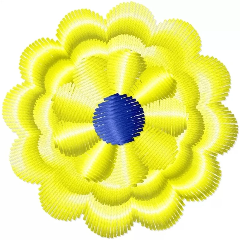 2x2 Floral Machine Embroidery Design Pattern