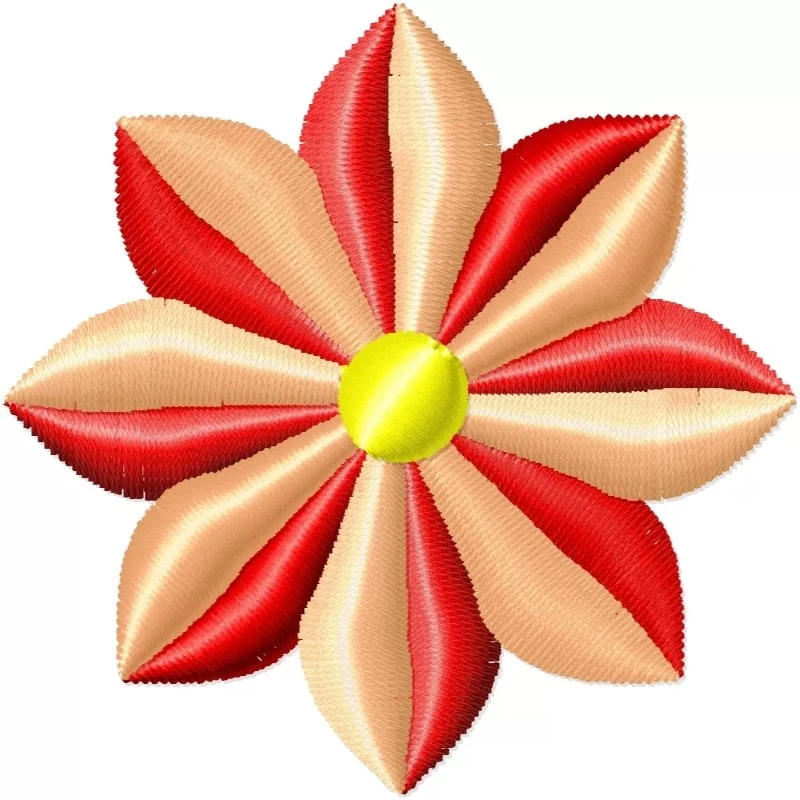 2x2 Floral Machine Embroidery Free Pattern