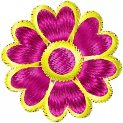 2X2 Freebie Heart Embroidery Design