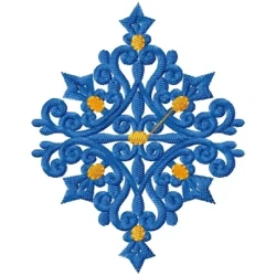 4X4 New Floral Machine Embroidery Design