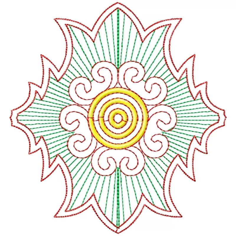 6x10 Outline Block Embroidery For Cushions