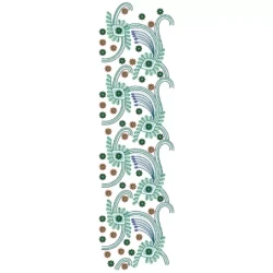 Abstract Allover Embroidery Design Pattern