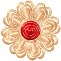 Abstract Funky Decor Flower Design