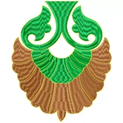 Abstract Indian Pattern Embroidery Design 5x7