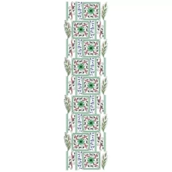 Allover Block Embroidery Pattern Design