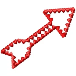 Arrow Heart Outline Embroidery Design