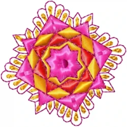 Beautiful and Colorful Indian Embroidery Design Butta