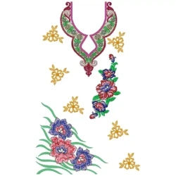 Best Full Embroidery Dress Design