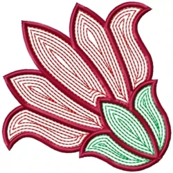 Blooming Flower Machine Embroidery