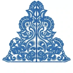 BlueWork Freehand Machine Embroidery Design