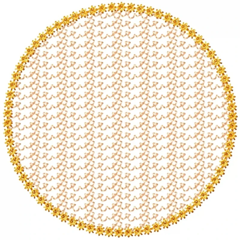 Candlewick Frames With Background Embroidery Design 1