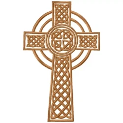 Celtic Cross Machine Embroidery Design