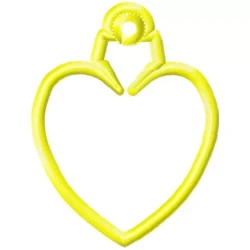 Christmas Heart Ornament Embroidery Design