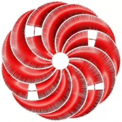 Circle LollyPop Embroidery Design