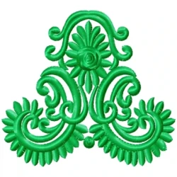 Continous Butta Embroidery Border Design