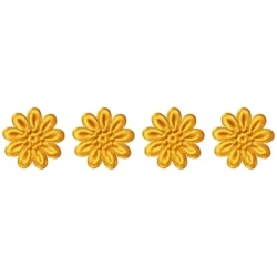 Continous Indian Flower Border Embroidery