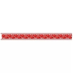 Continous Small Border Embroidery Design