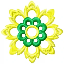 Decor Indian Floral Machine Embroidery Design