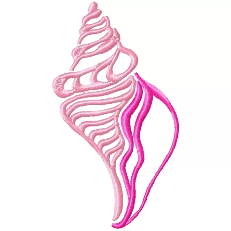 Decorative Sea Shell Machine Embroidery