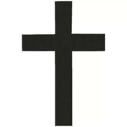 Filled Cross Embroidery Design