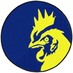 Filled Roster Embroidery Logo Design