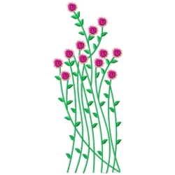 Floral Fiesta Embroidery Design