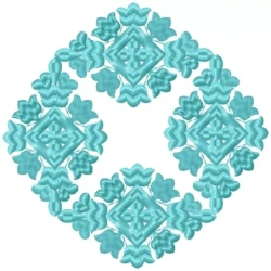 Floral Roses Embroidery Design For Pillow