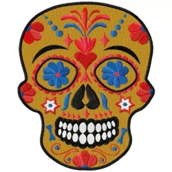 Flower Skull Day of Deaths Design