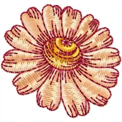 2x2 Decor Wild Floral Embroidery Design