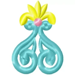 Freehand Floaral Machine Embroidery 4x4