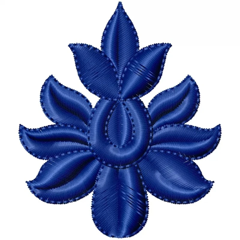 Freehand Indian Embroidery Design