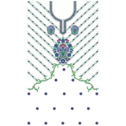 Full Embroidery Dress Design Pattern From India