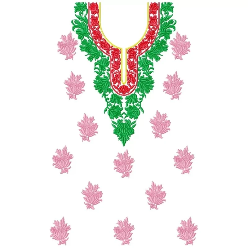 Full Embroidery Dress Design_EmbroideryShristi_6