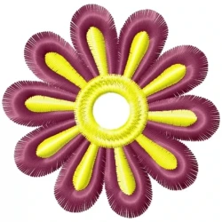 Funky Flower Machine Embroidery Design 2023