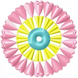 Heart Love Machine Embroidery Design