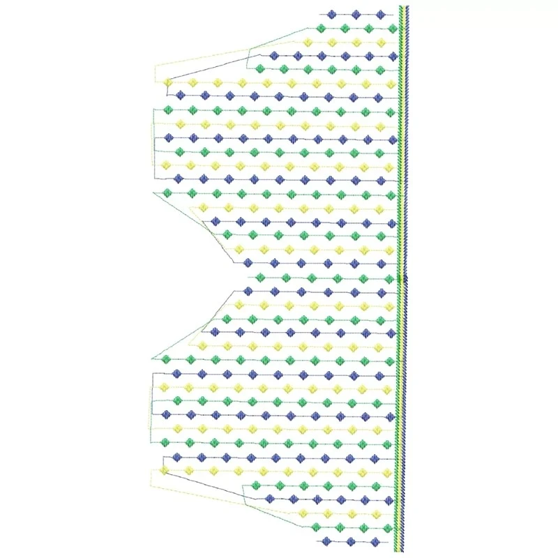 Indian Back Neckline Embroidery Design