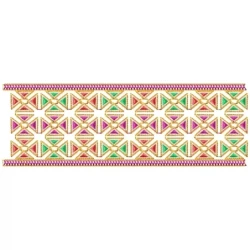 Indian Big Kutch Embroidery Border Design
