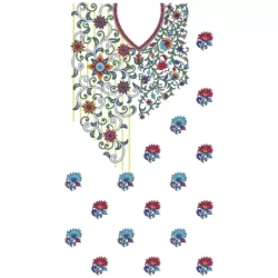 Indian Complete Dress Design For Your Machine