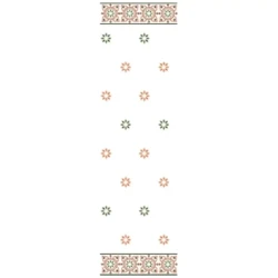 Indian Daman Dupatta Embroidery Design