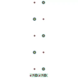 Indian Daman Machine Embroidery Design