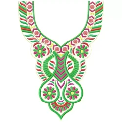 Indian Real Traditional Neckline Design