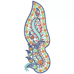 Indian Traditional Patch Embroidery Design