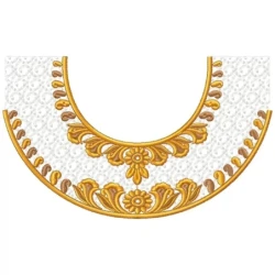 Indian Vintage Embroidery Neckline Design