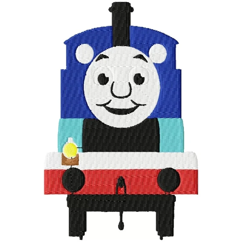 Kids Train Machine Embroidery Design