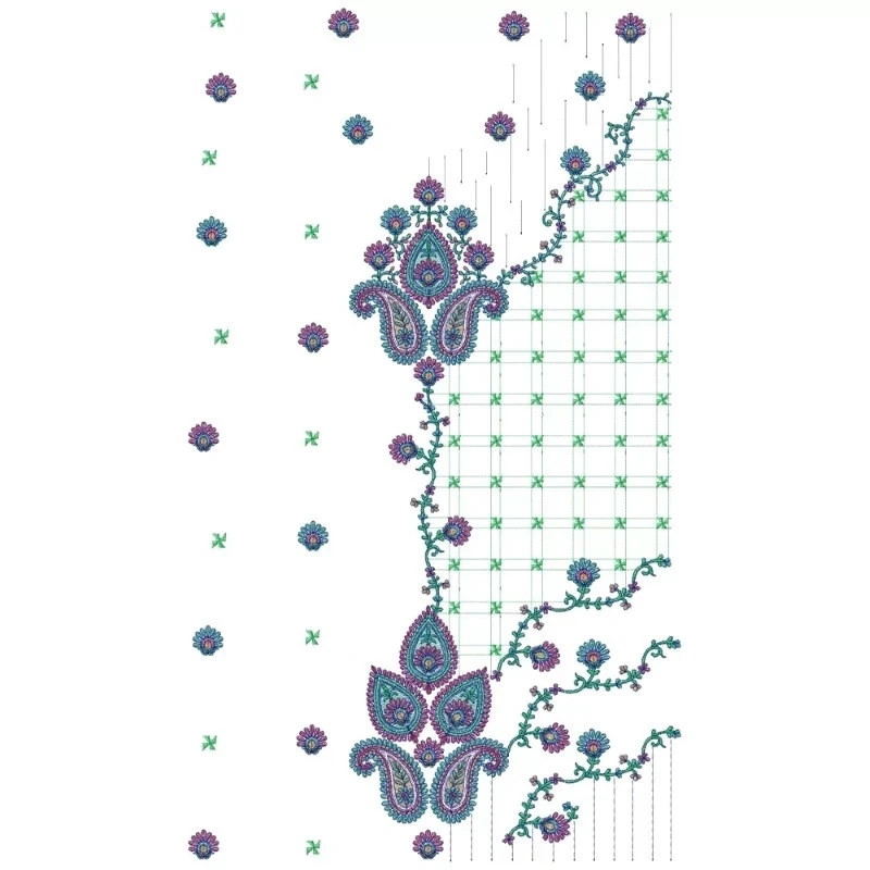 Large Hoop Embroidery Machine Design