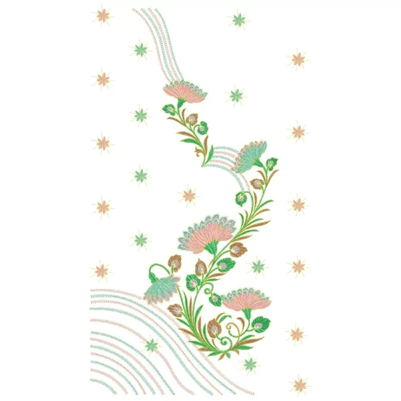 Large Hoop Pattern For Machine In Sequin