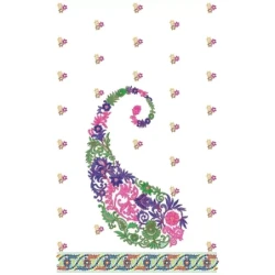 Large Indian Paisley Freebie Machine Embroidery Design